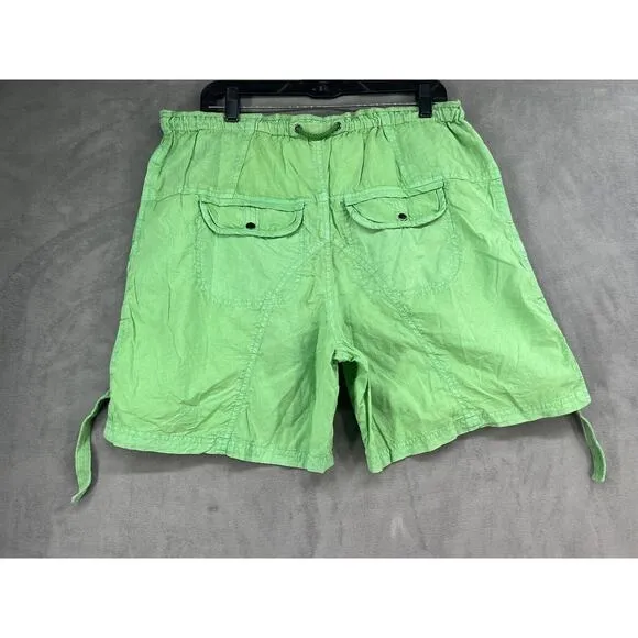 New Free People Moon Bay Parachute Shorts Size Small Irish Green