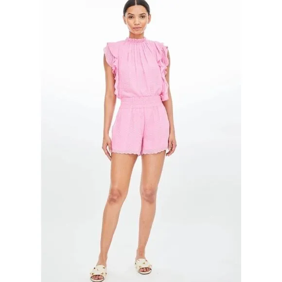 NEW NWT Generation Love Bianca Jacquard Candy Pink Shorts size Small