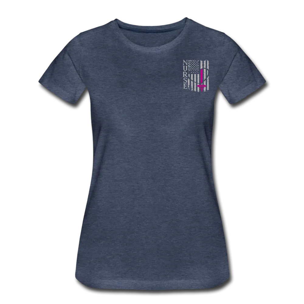Nurse Flag Women’s Premium T-Shirt (CK1213) updated 