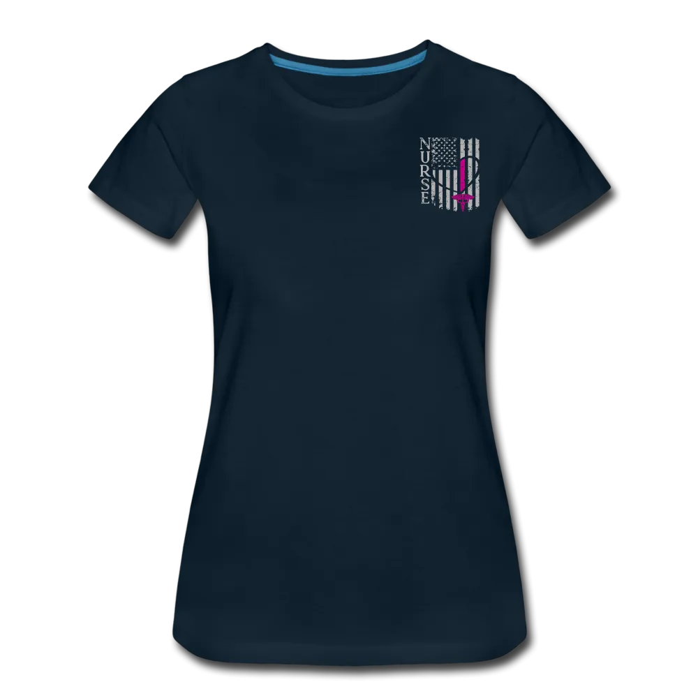 Nurse Flag Women’s Premium T-Shirt (CK1213) updated 