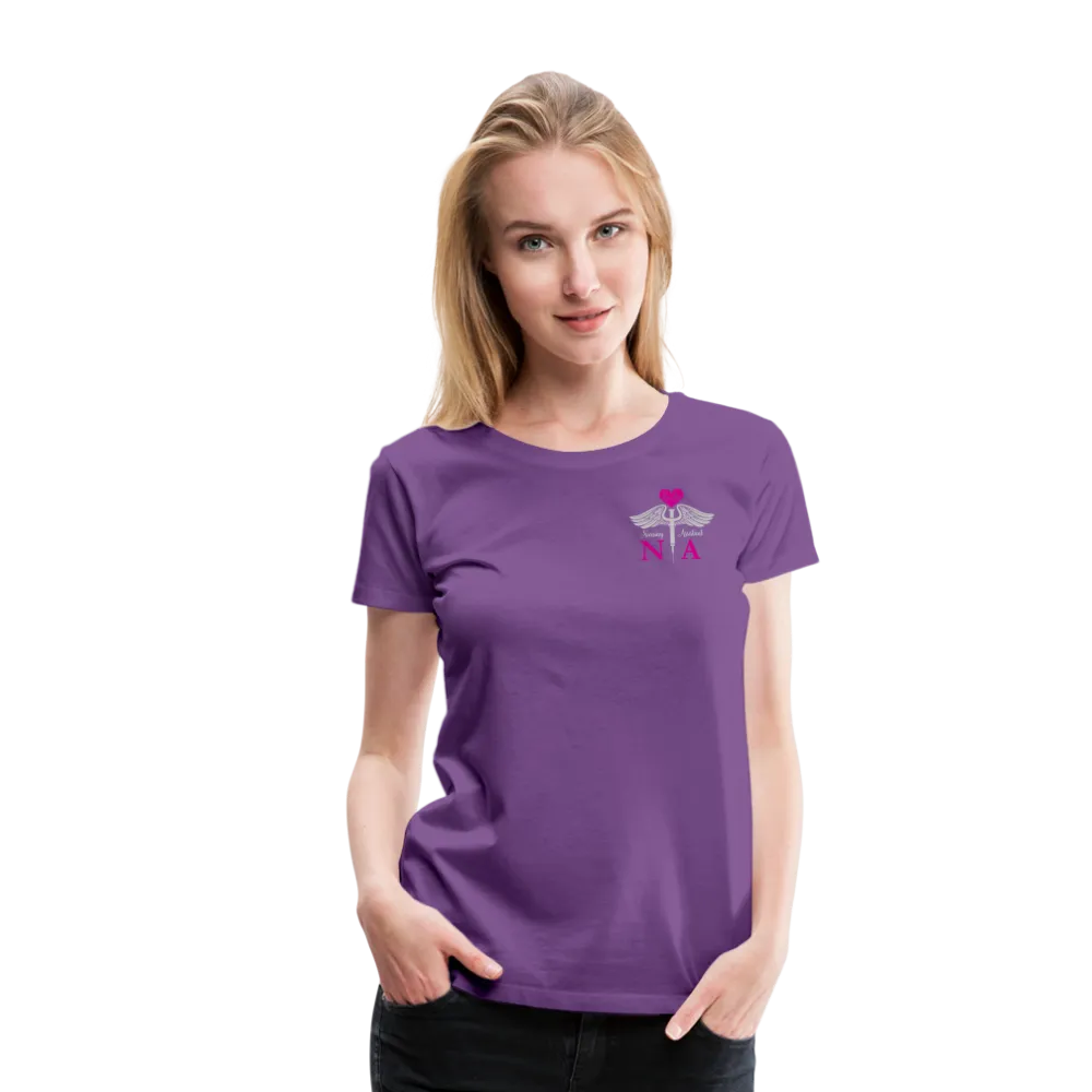 Nursing Assistant Flag Women’s Premium T-Shirt (CK1937)