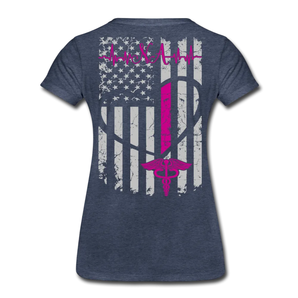 Nursing Assistant Flag Women’s Premium T-Shirt (CK1937)
