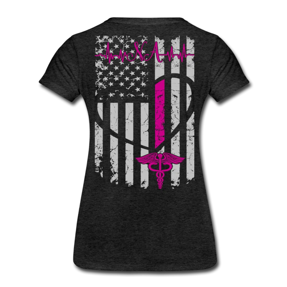 Nursing Assistant Flag Women’s Premium T-Shirt (CK1937)