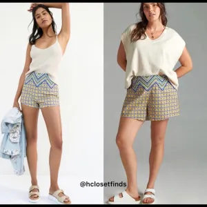 NWT Anthropologie Maeve High Rise Relaxed Shorts