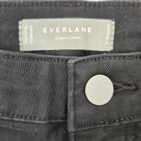NWT Everlane The Utility Barrel Pant in Black Size 12
