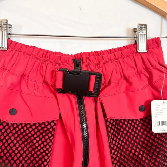 NWT FP MOVEMENT Free People Adventure Short in Lovestruck Rose Pink Sz. S