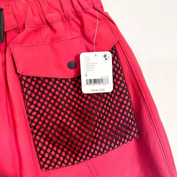 NWT FP MOVEMENT Free People Adventure Short in Lovestruck Rose Pink Sz. S