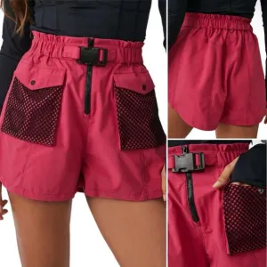 NWT FP MOVEMENT Free People Adventure Short in Lovestruck Rose Pink Sz. S