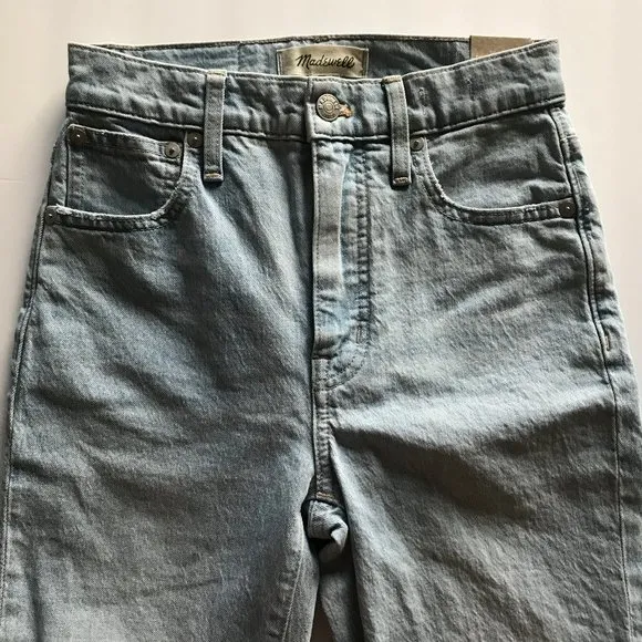 NWT Madewell Slim Demi-Boot Jeans in Bellmeade Wash 23
