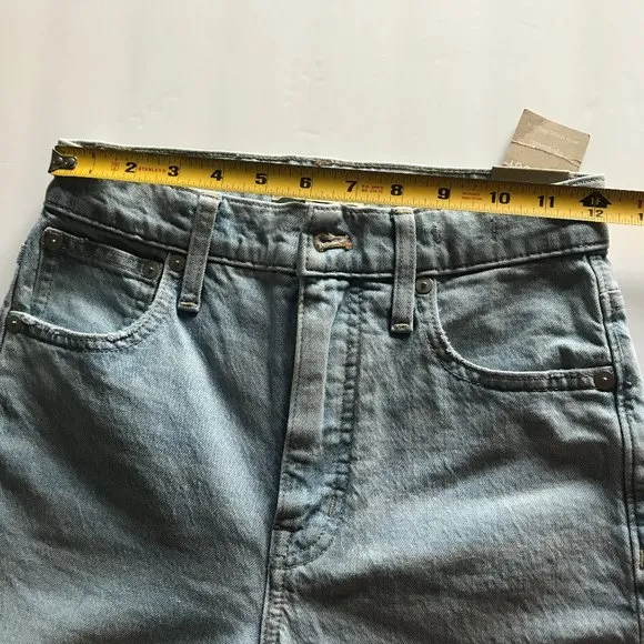 NWT Madewell Slim Demi-Boot Jeans in Bellmeade Wash 23