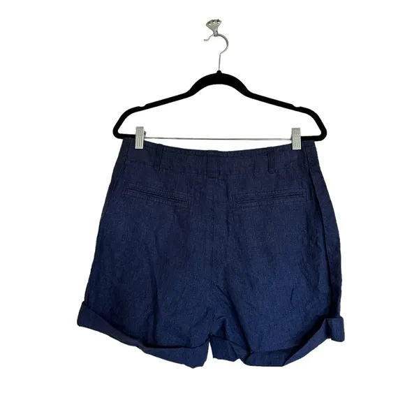 NWT POLO RALPH LAUREN 100% Linen shorts  Navy