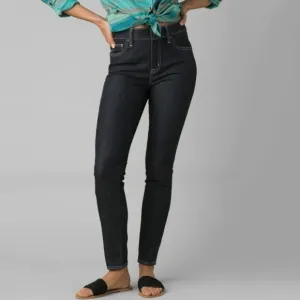 NWT Prana Oday Skinny Jeans in Denim Dark Wash- Tall Inseam