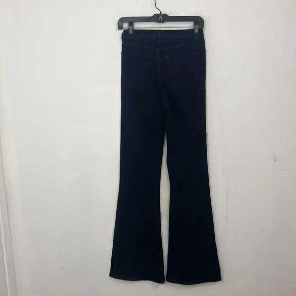NWT UNIVERSAL STANDARD Sava High Rise Flare Jeans 34 Inch in dark indigo
