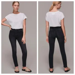 NWT Whistles Sculpted Skinny jeans stretch black size 29