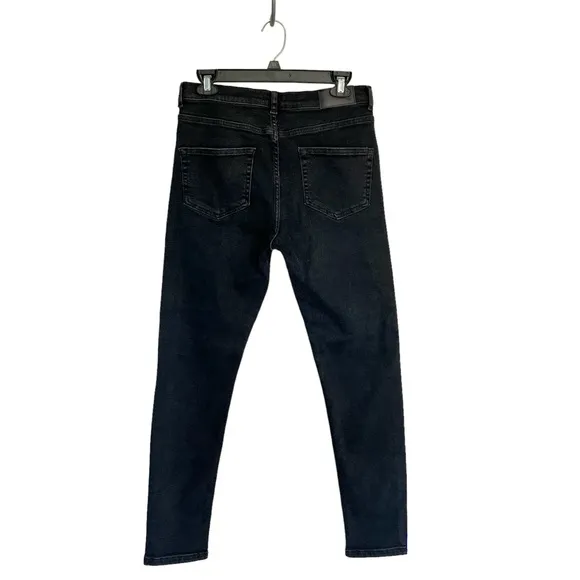 NWT Whistles Sculpted Skinny jeans stretch black size 29
