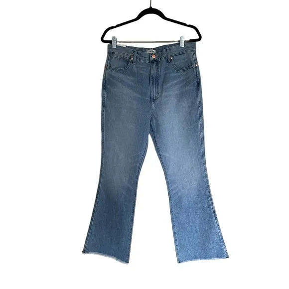 NWT Wrangler Wrock 672 High Rise Kick Flare Jeans, Light Blue W30 L28