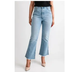 NWT Wrangler Wrock 672 High Rise Kick Flare Jeans, Light Blue W30 L28