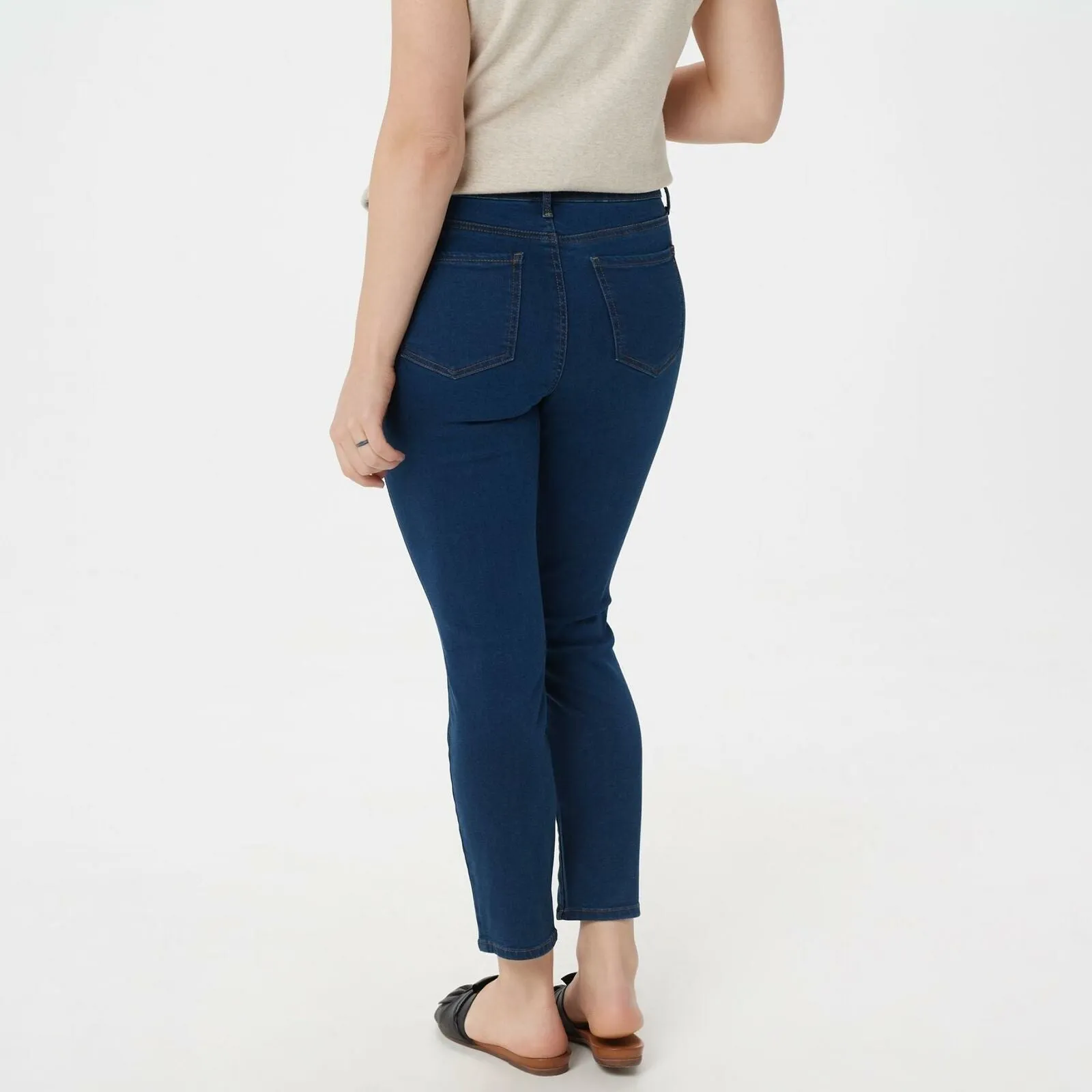 NYDJ Women's Plus Size 5-Pocket Skinny Ankle Jeans