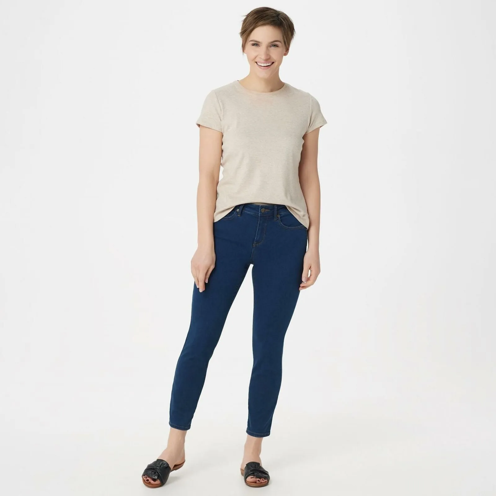 NYDJ Women's Plus Size 5-Pocket Skinny Ankle Jeans