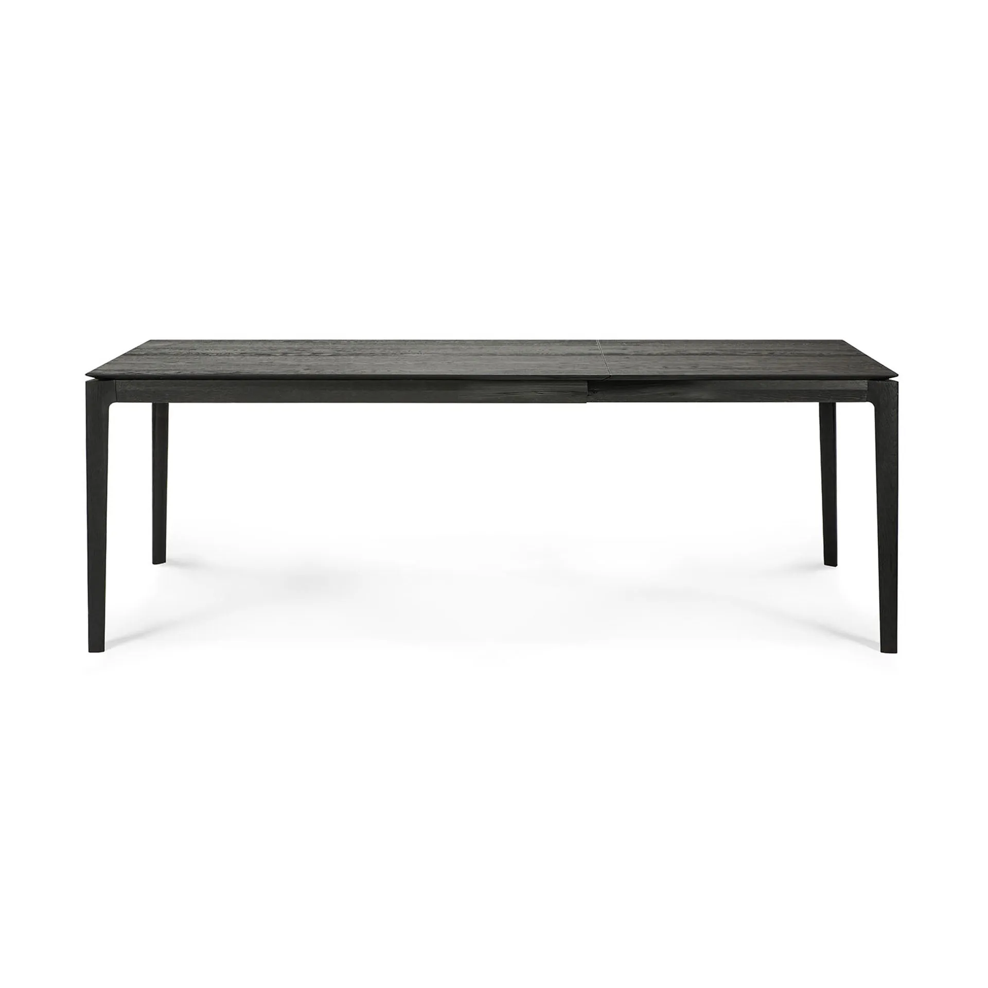 Oak Bok Black Extendable Dining Table - Varnished