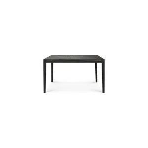 Oak Bok Black Extendable Dining Table - Varnished