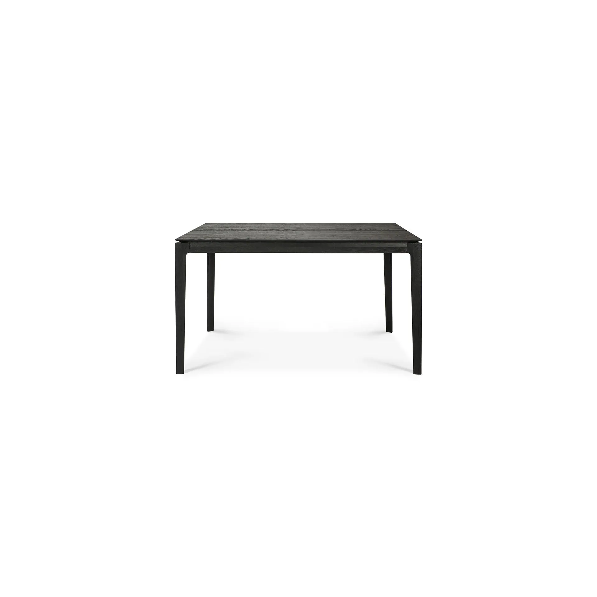 Oak Bok Black Extendable Dining Table - Varnished