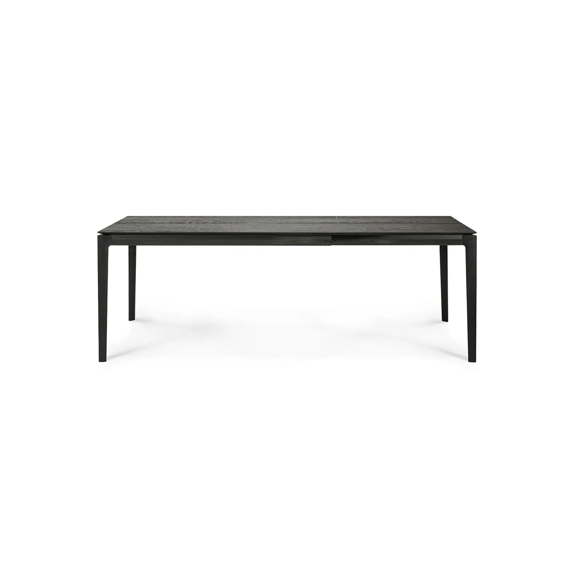 Oak Bok Black Extendable Dining Table - Varnished