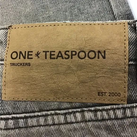 ONE TEASPOON RUST TRUCKERS JEANS Women’s 26 LOW WAIST STRAIGHT LEG JEANS NWT
