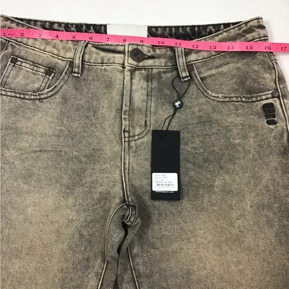 ONE TEASPOON RUST TRUCKERS JEANS Women’s 26 LOW WAIST STRAIGHT LEG JEANS NWT