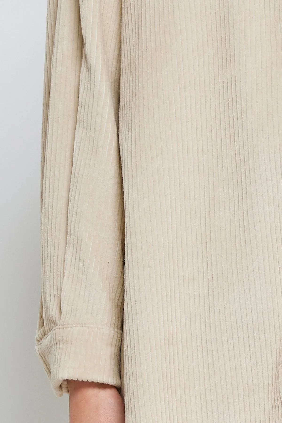 Oversized Overlay in Fat & Smooth Corduroy