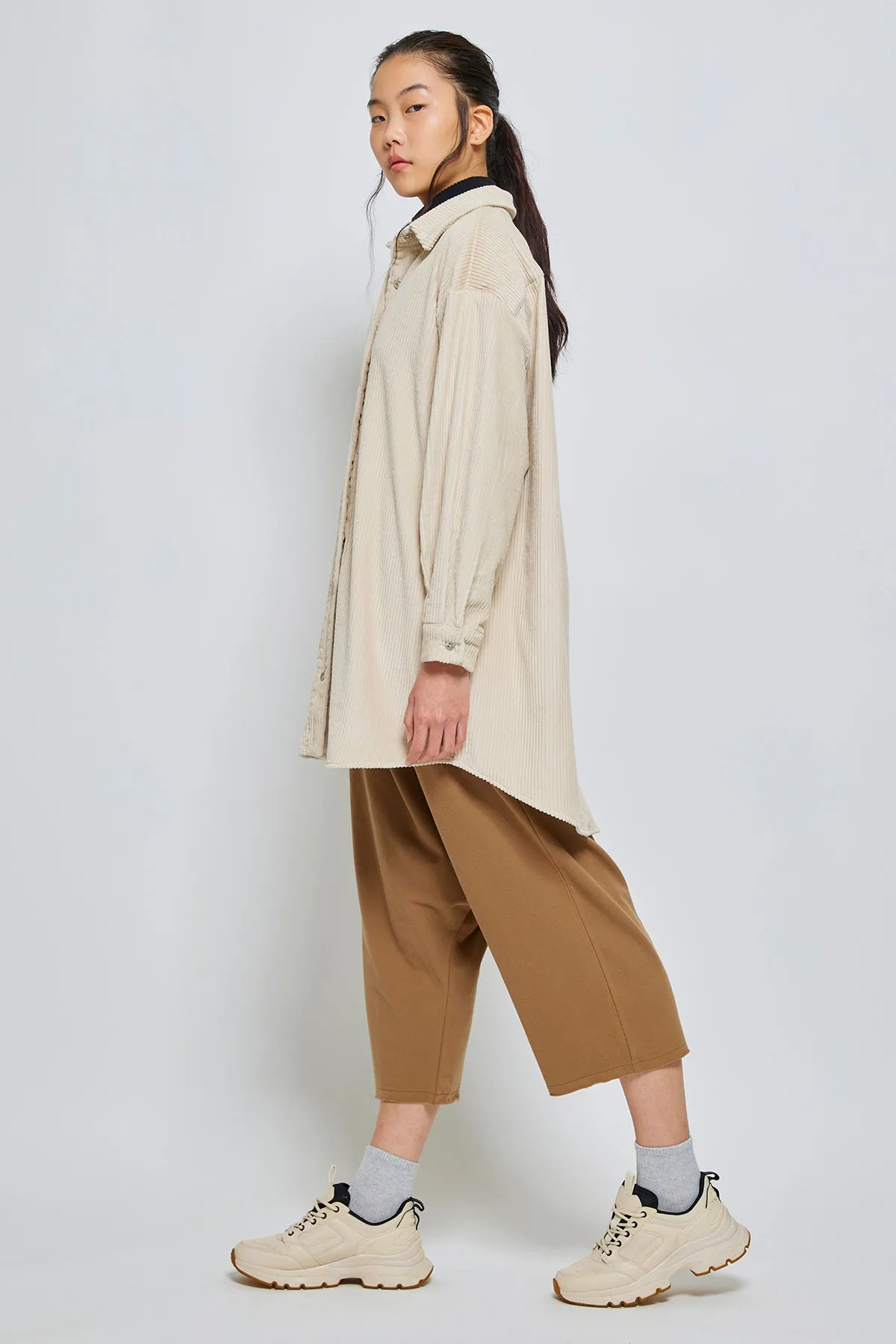 Oversized Overlay in Fat & Smooth Corduroy