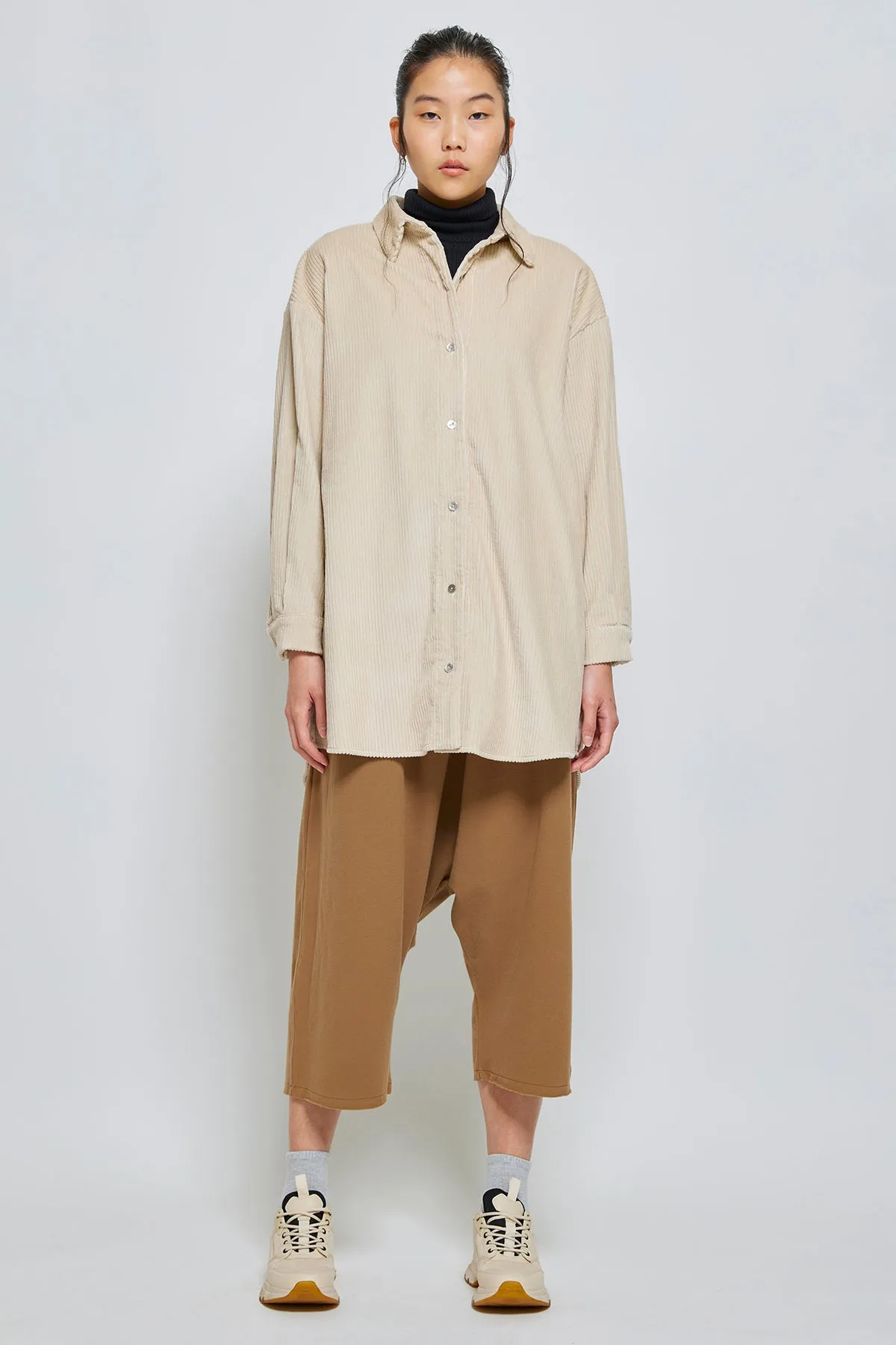 Oversized Overlay in Fat & Smooth Corduroy