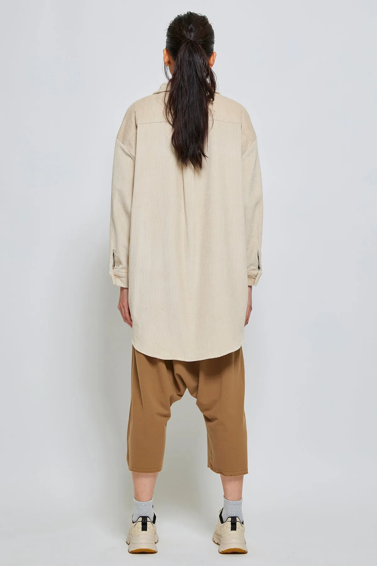 Oversized Overlay in Fat & Smooth Corduroy