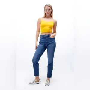 PacSun Eco Dark Blue Mom Jeans