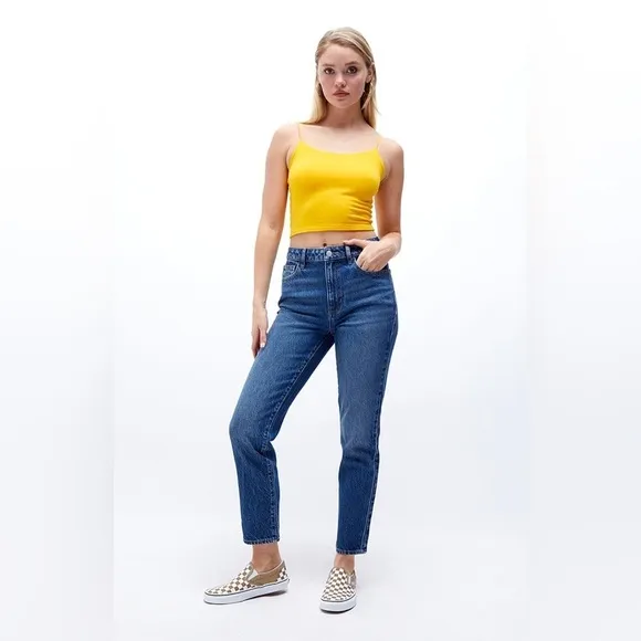 PacSun Eco Dark Blue Mom Jeans