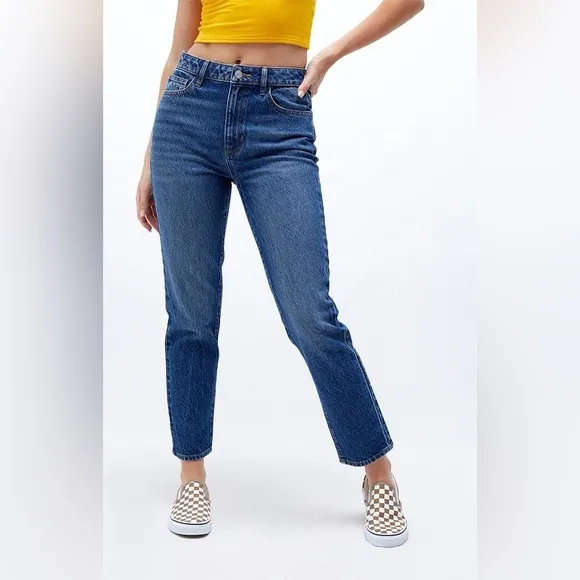 PacSun Eco Dark Blue Mom Jeans