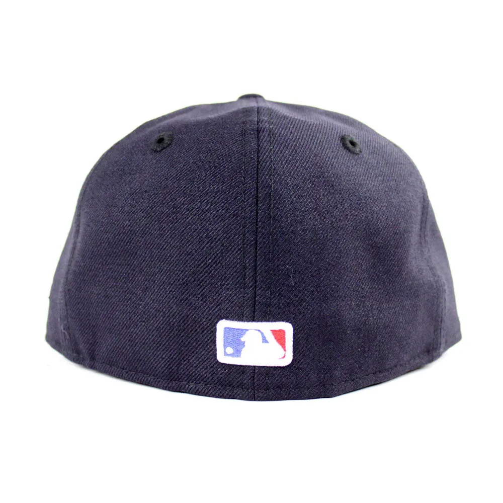 Palm Tree Los Angeles Dodgers New Era 59Fifty Fitted Hat (Navy Green Under Brim)