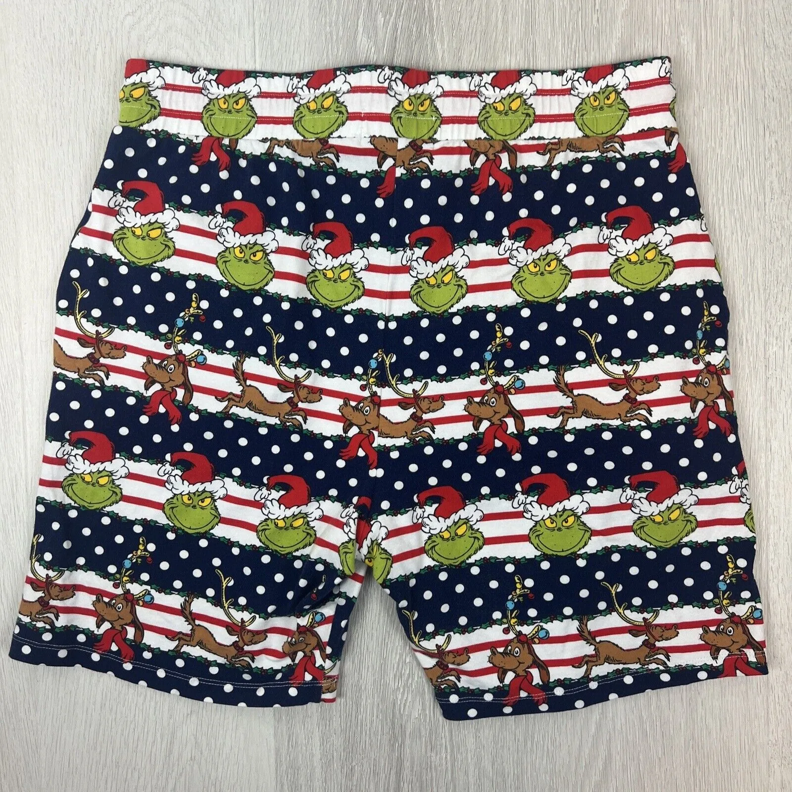 Peter Alexander Mens Grinch Christmas Sleep Shorts Size Medium