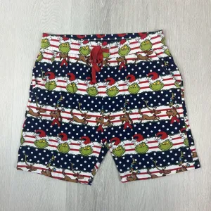 Peter Alexander Mens Grinch Christmas Sleep Shorts Size Medium