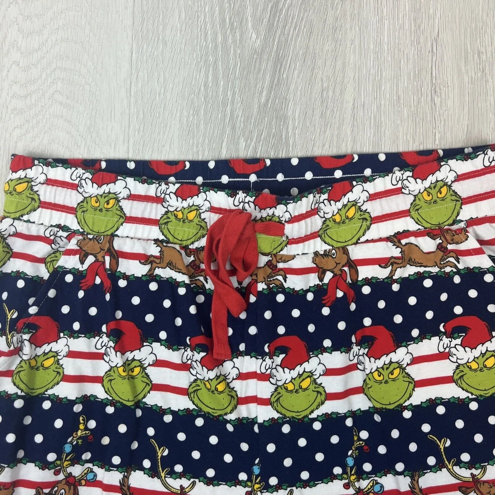Peter Alexander Mens Grinch Christmas Sleep Shorts Size Medium
