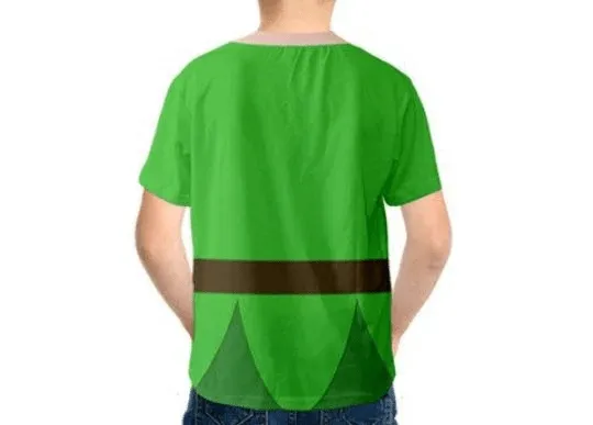 Peter Pan tshirt - Peter Pan Costume - Neverland - Birthday Costume - Peter Pan tee - Halloween Outfit- Peter Pan Costume - toddler costume