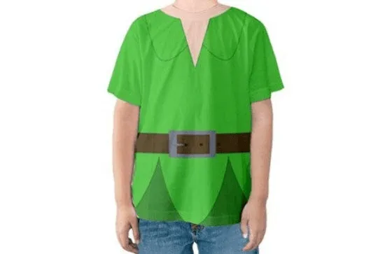 Peter Pan tshirt - Peter Pan Costume - Neverland - Birthday Costume - Peter Pan tee - Halloween Outfit- Peter Pan Costume - toddler costume