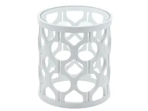PIEDMONT ACCENT TABLE - WHITE WOOD