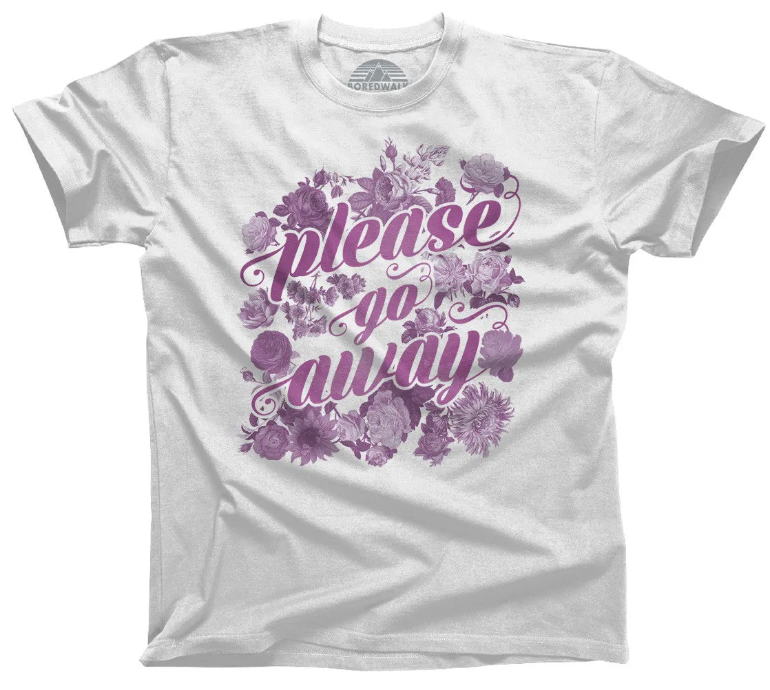 Please Go Away T-Shirt Introvert Shirt - Relaxed Unisex Fit