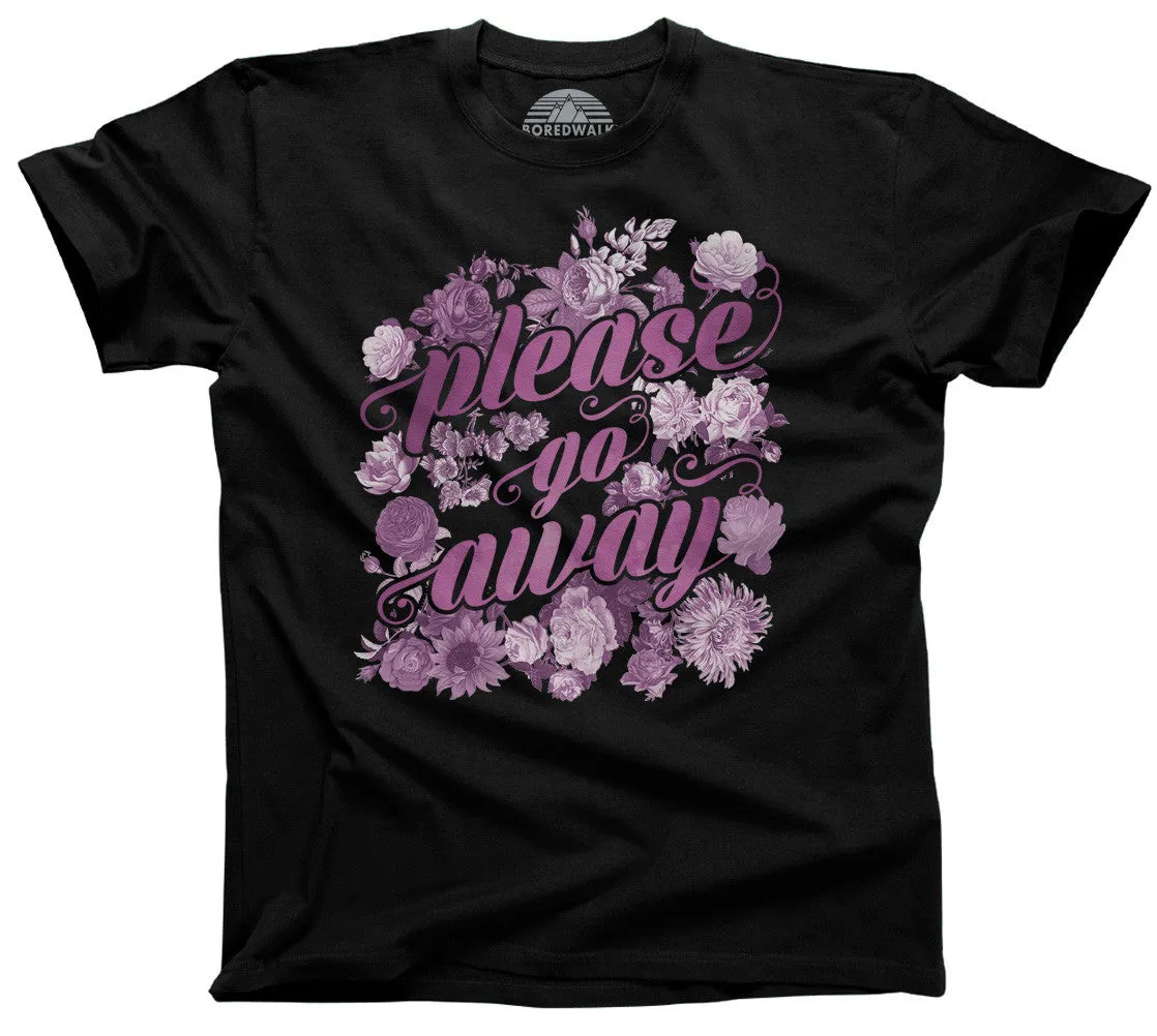 Please Go Away T-Shirt Introvert Shirt - Relaxed Unisex Fit