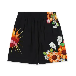 Pleasures Men Heart Short Black