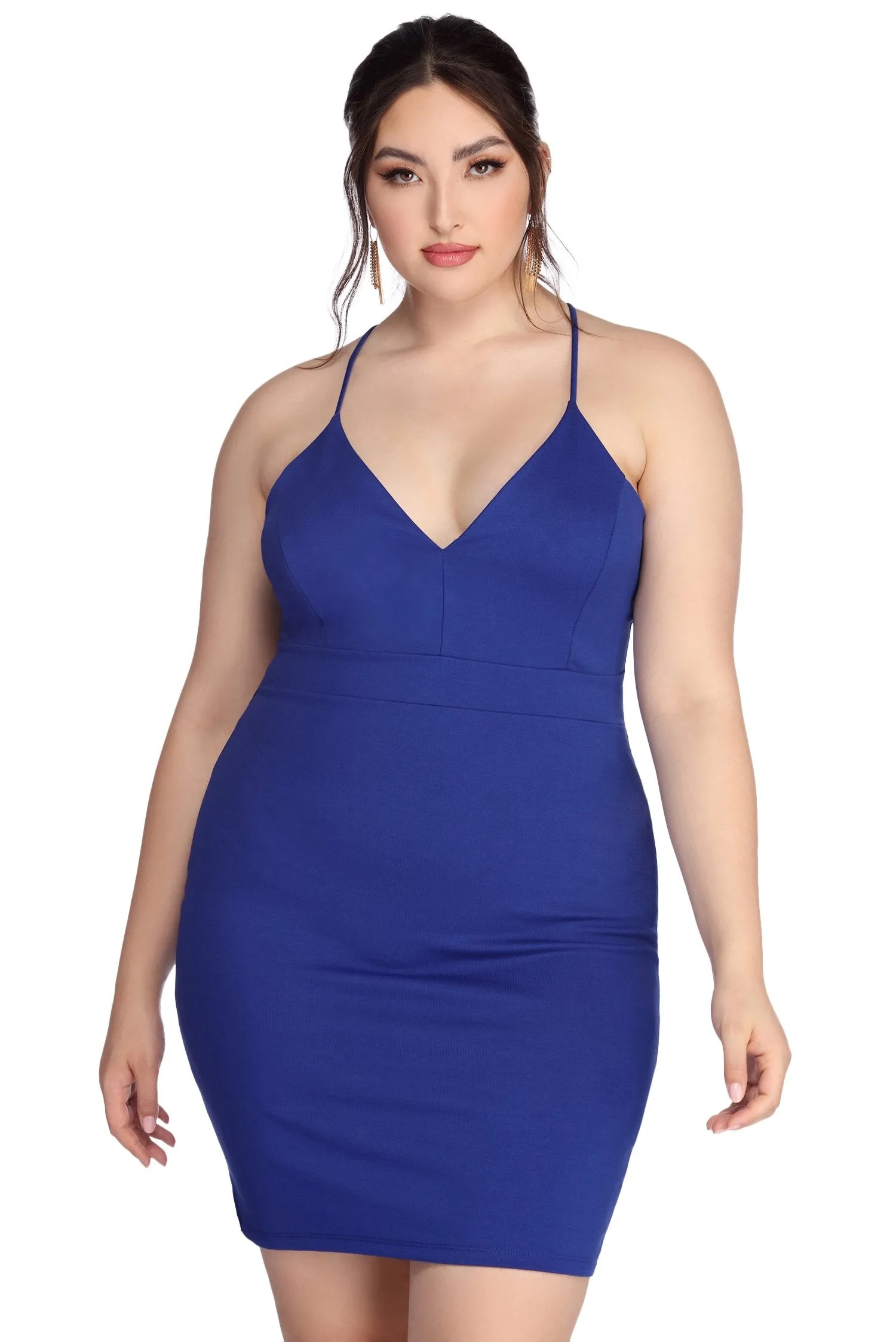 Plus Midnight Stylish Dreams Bodycon Dress