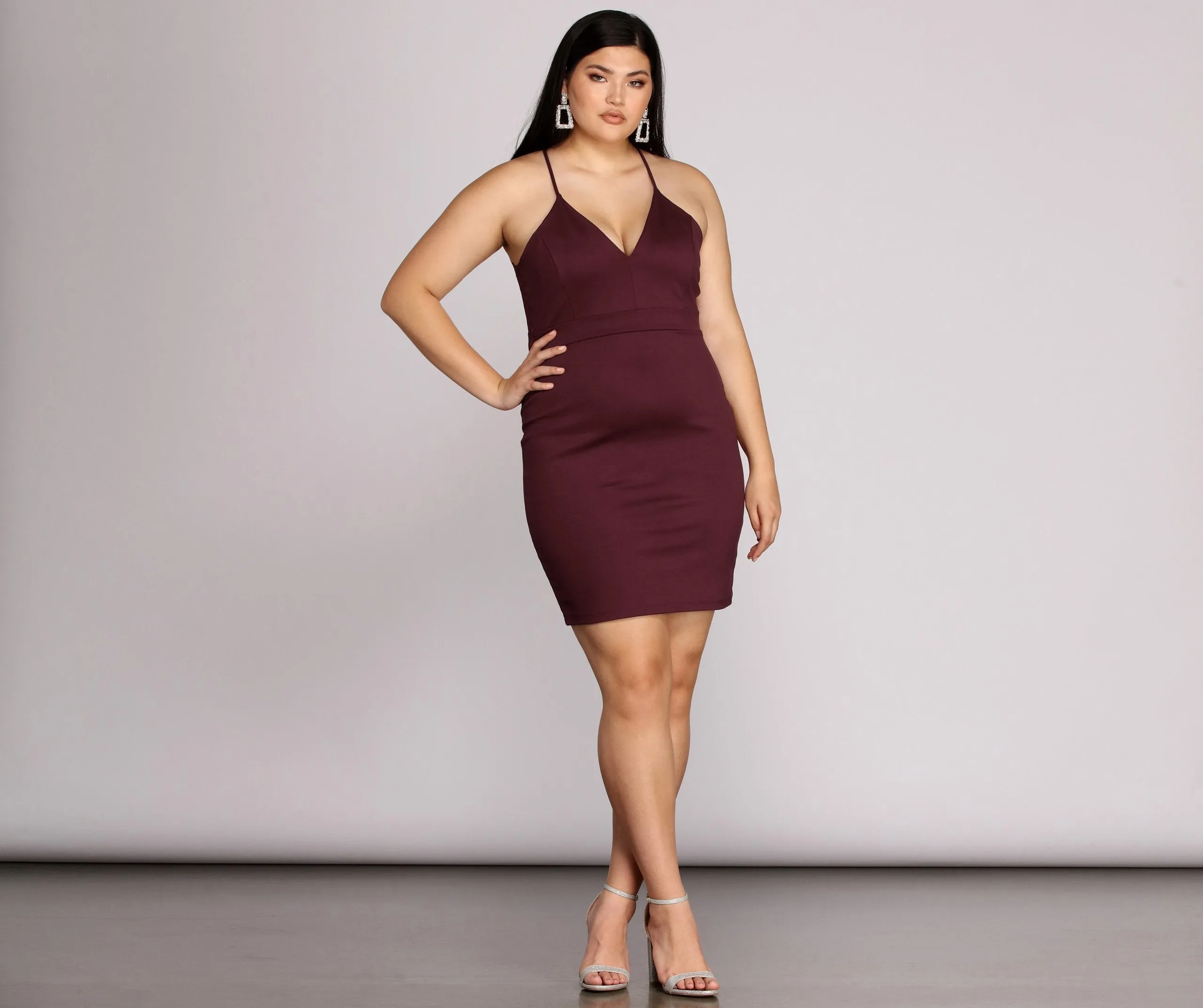 Plus Midnight Stylish Dreams Bodycon Dress