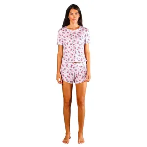 Plush Micro Waffle Floral PJ Set