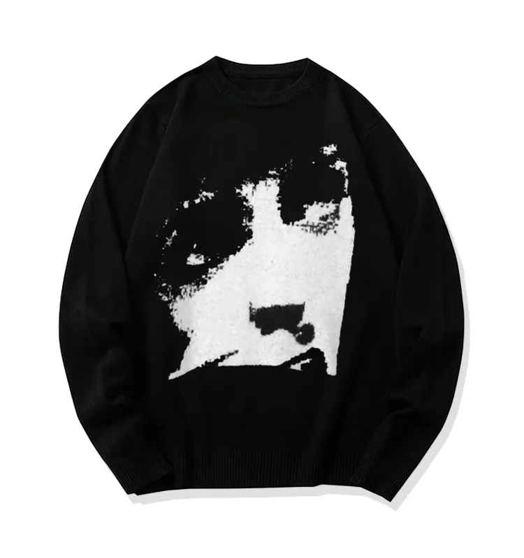 Portrait Jacquard Sweater